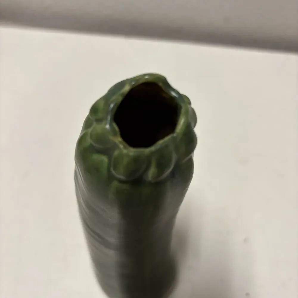 Vtg Patricia Garrett Zucchini Courgette Squash Pottery Vase 9